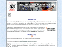 Tablet Screenshot of bullseyearmsllc.com